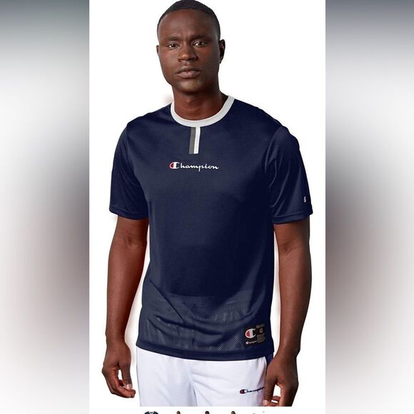 Champion Men’s Indigo mesh jersey X-large - Picture 1 of 8